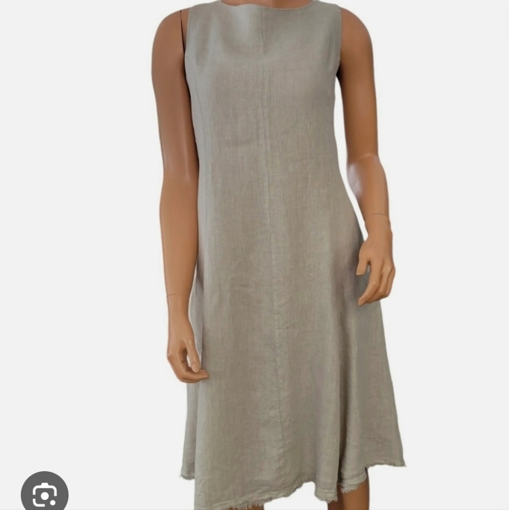Elegant Gray Midi Dress